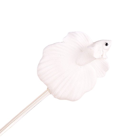 Aquarium Training Accessory for Betta Fish Hobbyists, Handheld PP Interaction Wand with Form and Easy Care