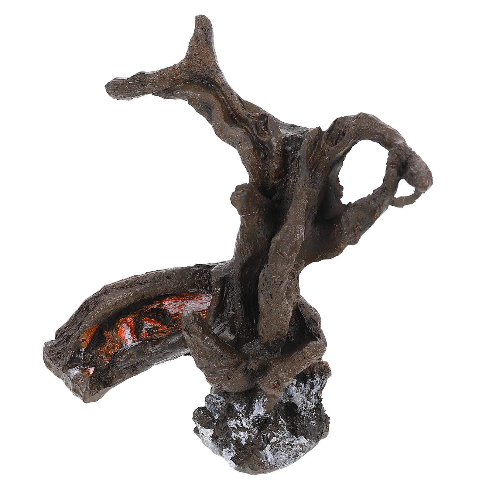 Qnmwood Resin Driftwood Aquarium Tree Branch Tank Tree Root Ornament