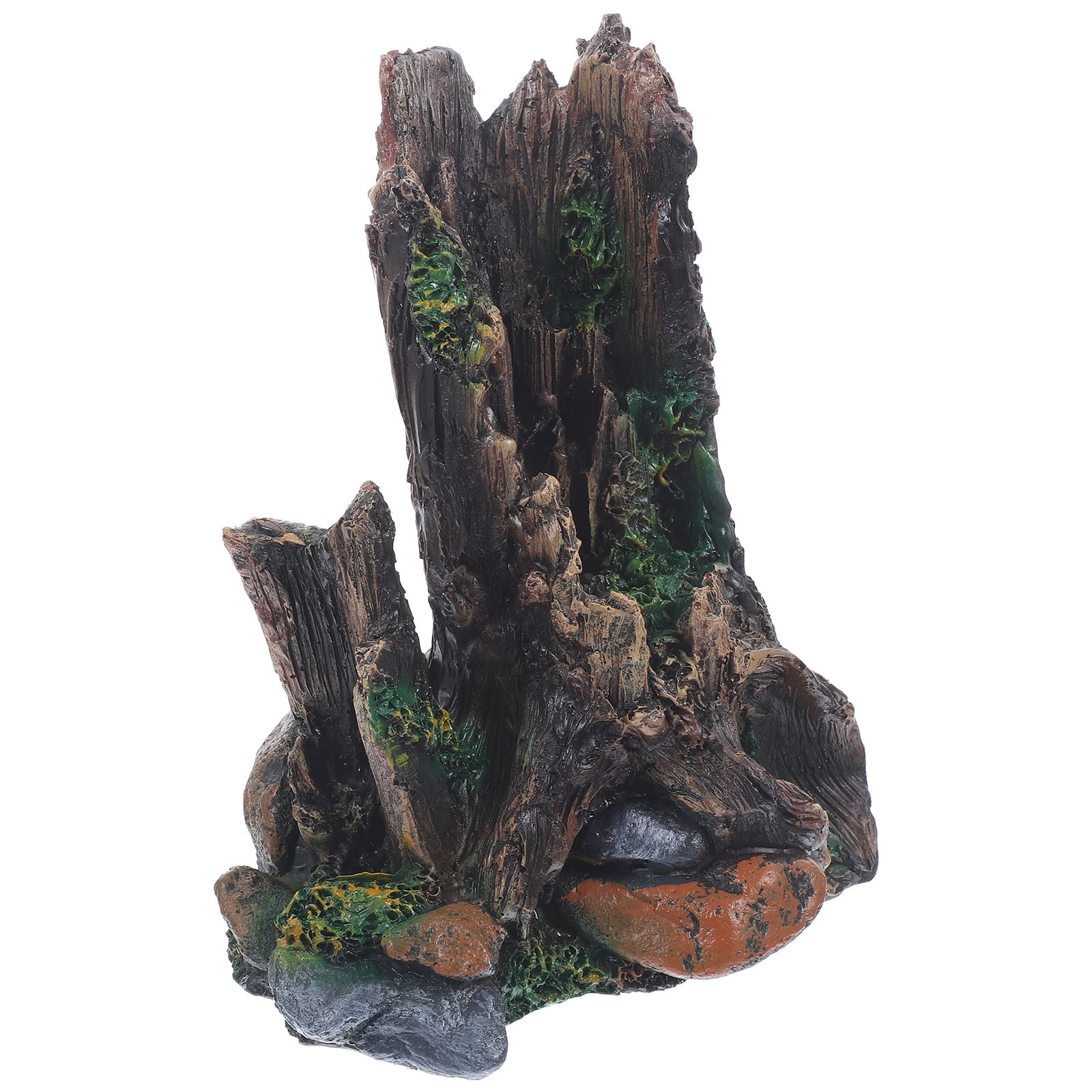 Aquarium Tree Stump Artificial Resin Tree Trunk Hollow Tree Trunk