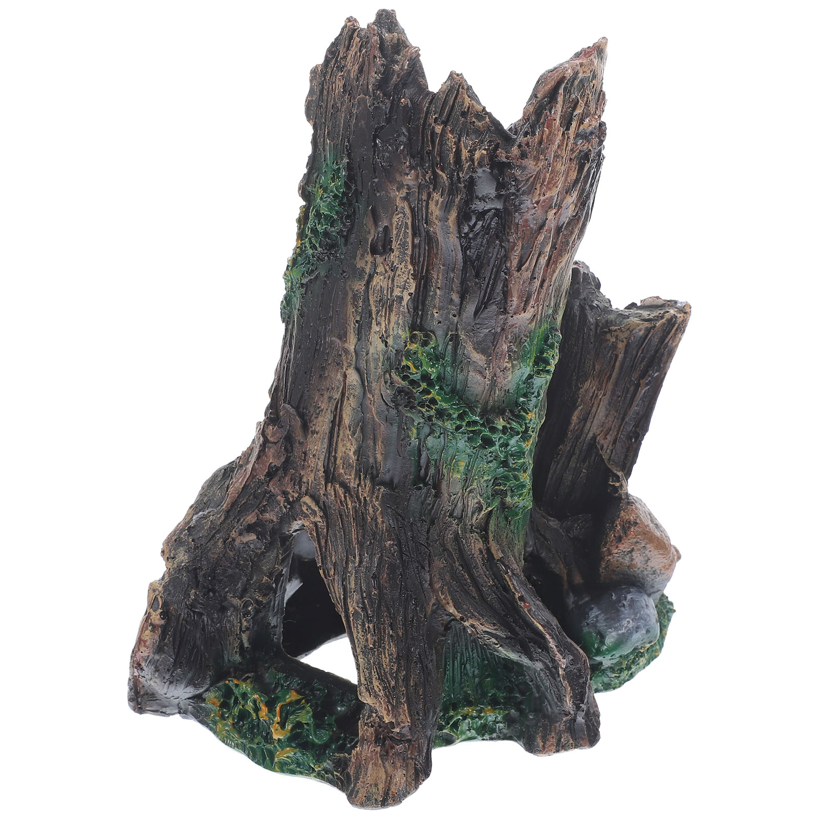 Aquarium Tree Stump Artificial Resin Tree Trunk Hollow Tree Trunk