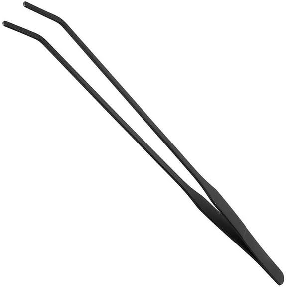 Aquarium Tweezers Extra Long 15 inches, Stainless Steel Straight and Curved Tweezers