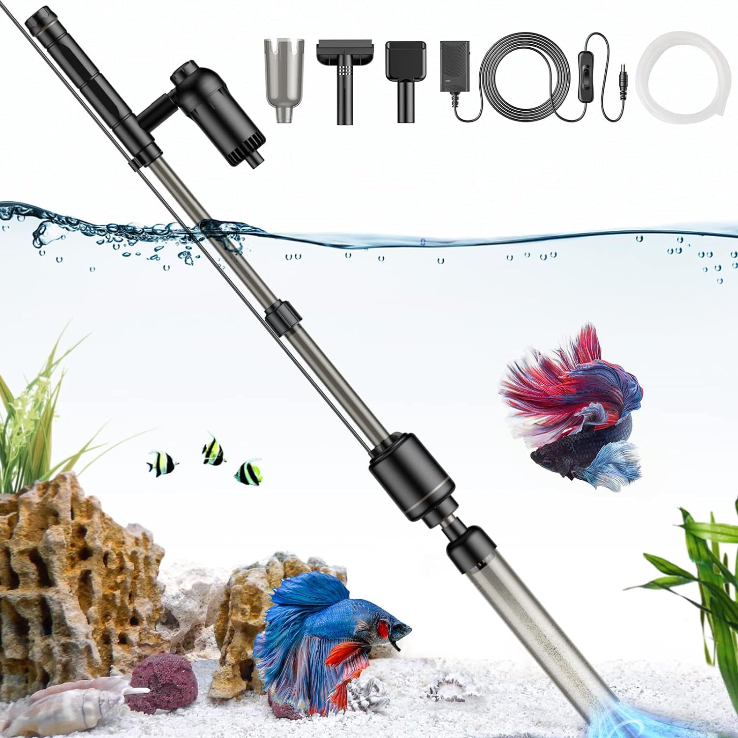 Aazon.co : VOCOSTE 1 Pcs Fish Tank Coral Feeder Tool, Sand Gravel