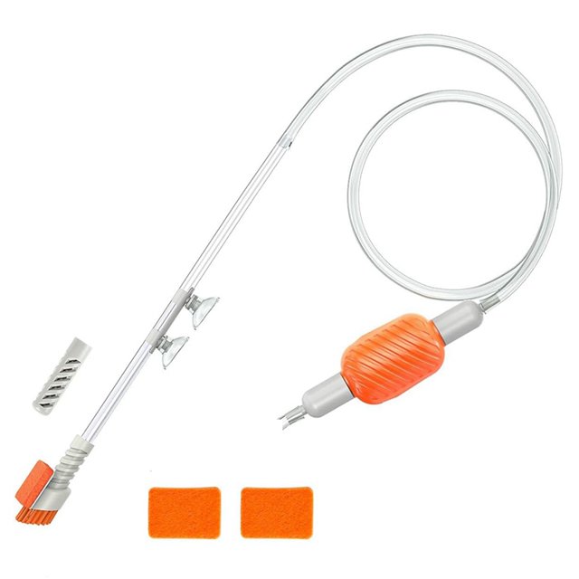 Aquarium Vacuum Gravel Cleaner, Manual Water Changer Siphon, Fish Tank
