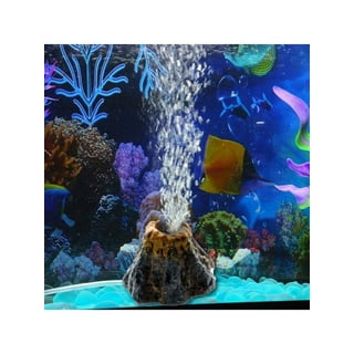 Volcan Aquarium Bulles, Bulleur Aquarium Decoratif deco Aquarium pas Cher  Fish Tank Decoration Accessoire Aquarium