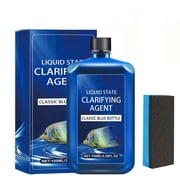 Aquarium Water Clarifier Fast-Acting Formula Clears Cloudy Tank Water Enhances Filter Efficiency for Optimal Fish Health Safe and Easy Dosage for All Fish Plants Shrimp