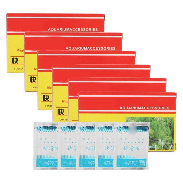 Aquarium Water Purifying Powder Remove Odor Algae Removal Moss Removal Fish Tank Water Clarifier