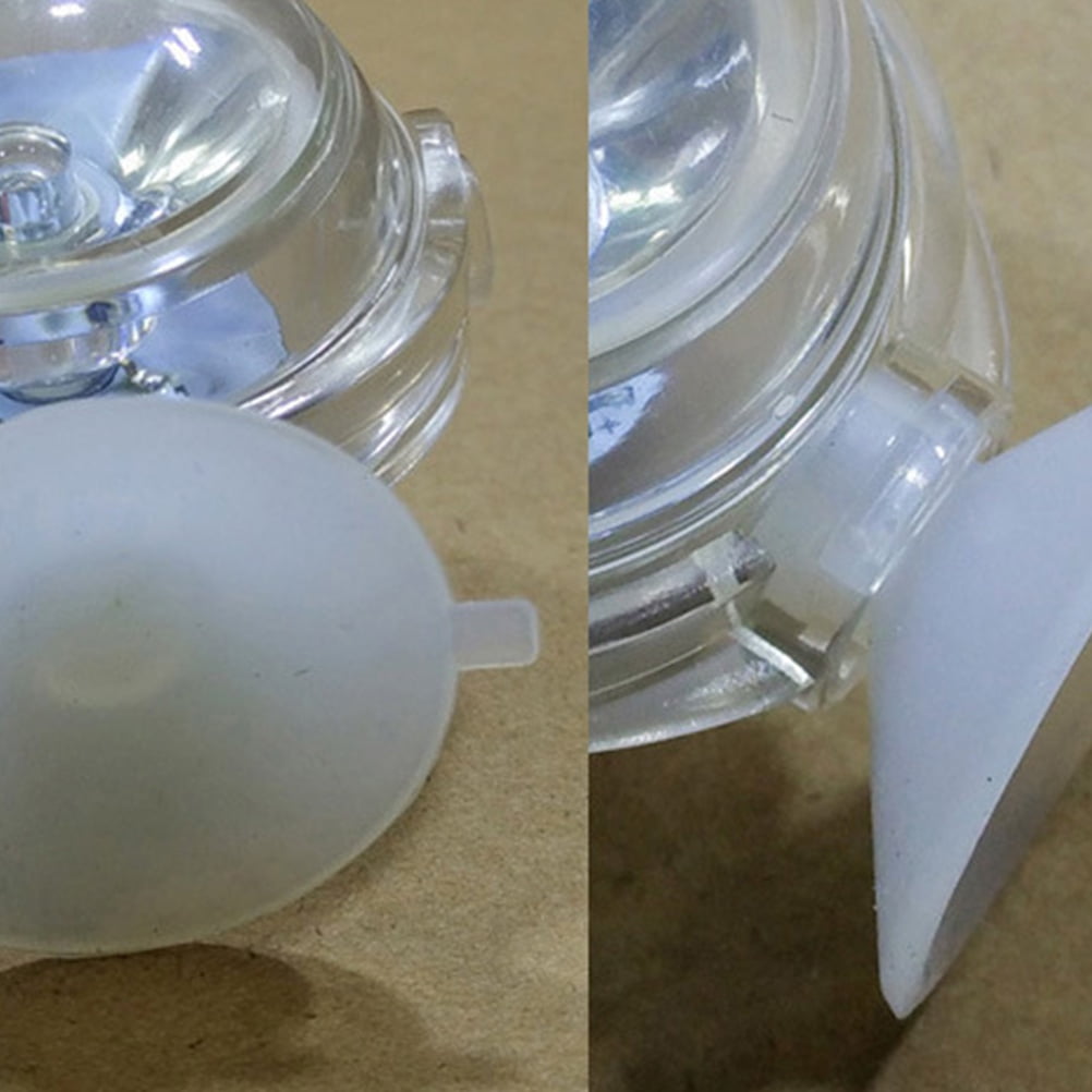 Aquarium Waterproof LED Spotlight Submersible Light Convex Lens Suction