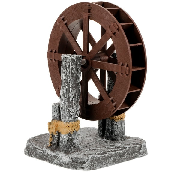 Aquarium Windmill Water Wheel Decoration Fish Rockery Water Wheel Prop