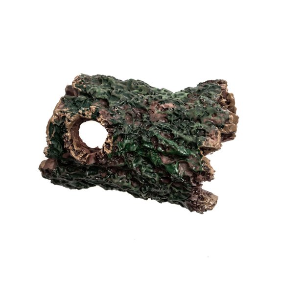 Aquarium Wood Fish Tank Decorations,Resin Fake Logs Terrarium DÉCor, Reptile Hide Aquarium Hideout for Fish Cave, Small Turtles, to Tank