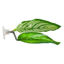 Aquarium and Fish Tank Decoration | Plastic Water Fish Rest and Egg Laying Leaves | Realistic Design Natural Aquarium Environment