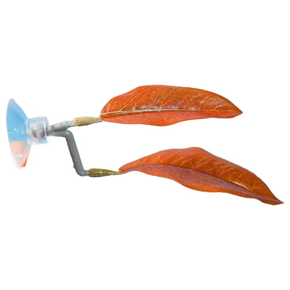 Aquarium and Fish Tank Decoration | Plastic Water Fish Rest and Egg Laying Leaves | Realistic Design Natural Aquarium Environment