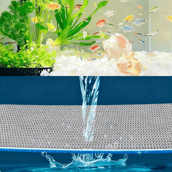 Aquarium filter pad, 8-layer aquarium filter pad, aquarium sponge pad foam filter accessories, aquarium and pond, aquarium purification pad