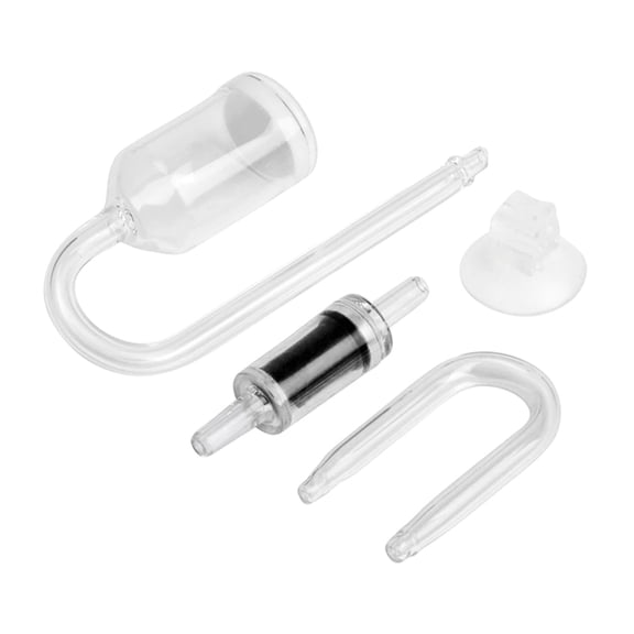 Aquarium for CO2 Diffuser Kits U Shape with Suction Cup Check for Glass Tube for Planted for Ac