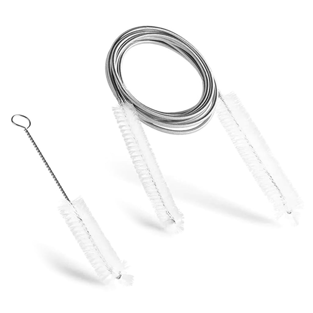 Aquariums Filter Hose Brush Set Double Ended Steel Flexible Spring Tube ...
