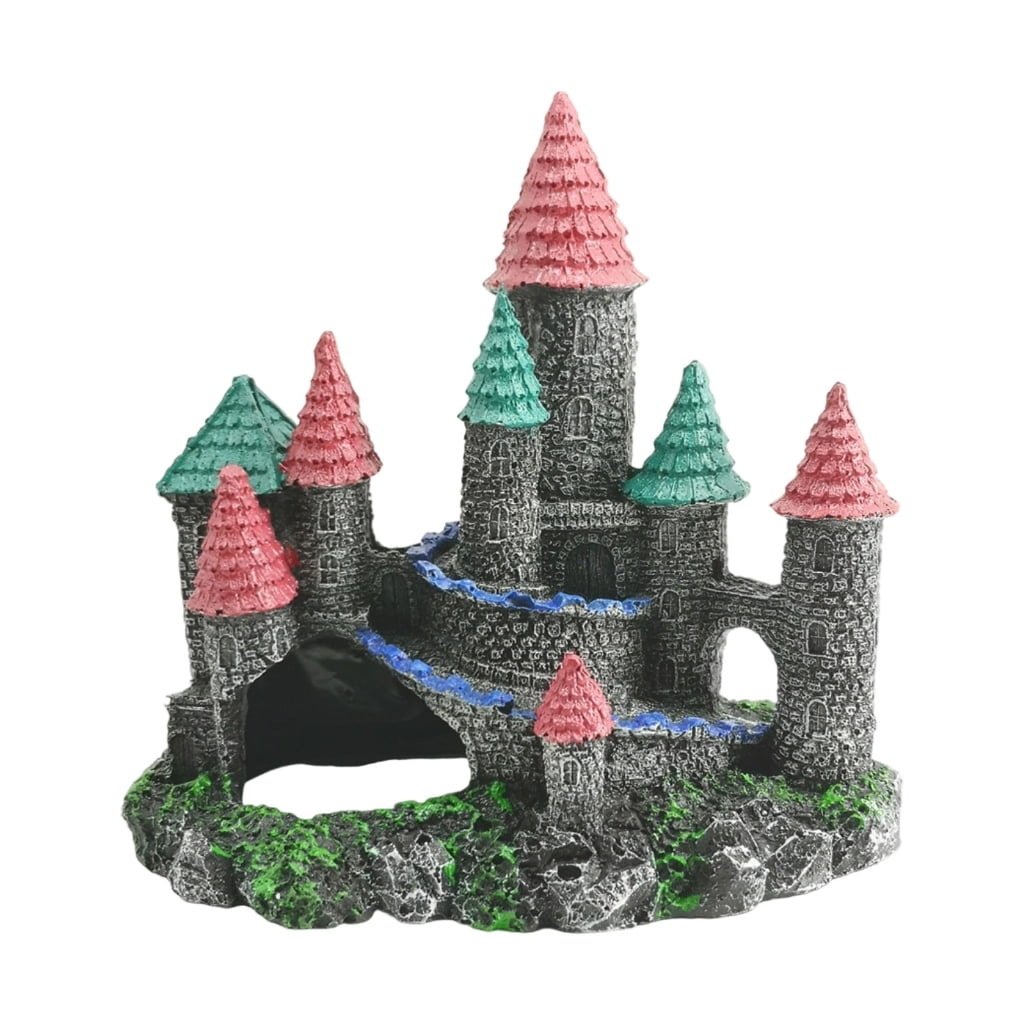 Aquariums Landscape Hideouts Fish Tanks Landscaping for Shrimp Breeding Landscape Ornaments Castles Craft