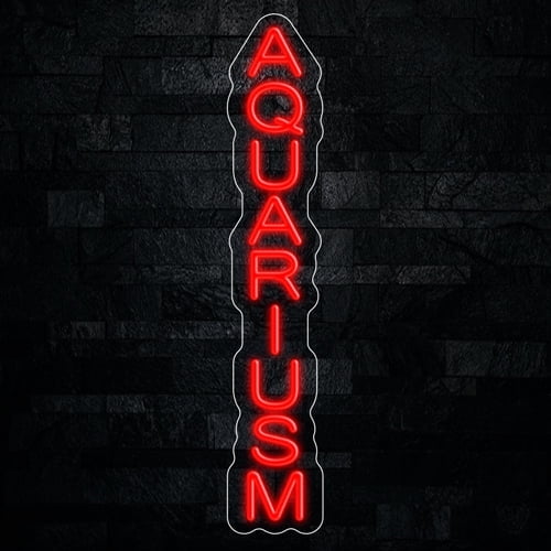Aquariums Neon LED Sign 5"L x 27"H #32912