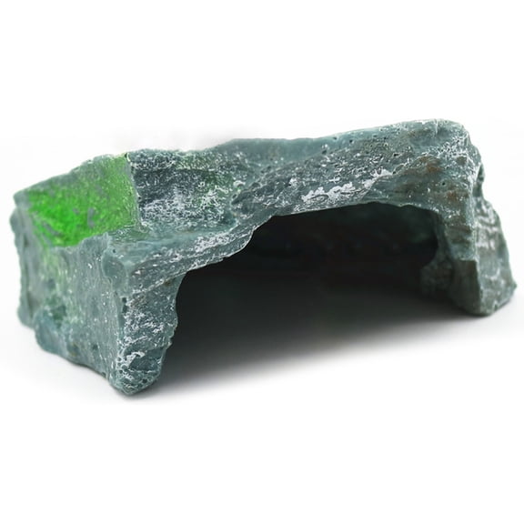 Aquariums Rock Stone Cave Resin Decorations Fish Tanks Stone Cave Shelter Fish Hideouts House for Freshwater Saltwater