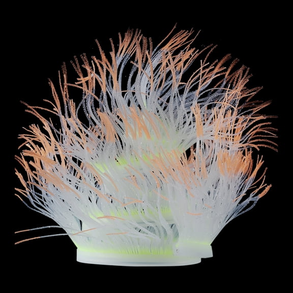 Aquariums Sinkable Decorations Realistic SeaAnemone Glowing Coralreefs Grass Fishtank Ornament Landscaping Bottom Plant
