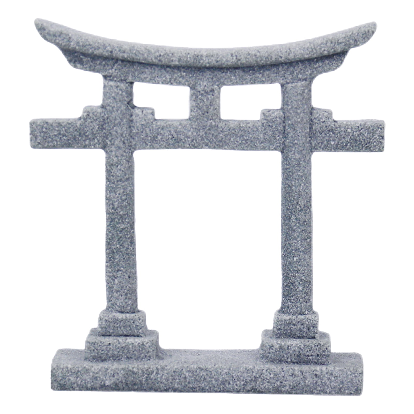 View of Aquariums Torii Gate Ornament Fish Tanks Decoration Stone Hideouts Cave ...