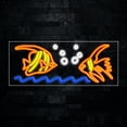 thumbnail image 1 of Aquariums Tropical Fish-LED Neon Sign 30"L x 12"H #30313, 1 of 3