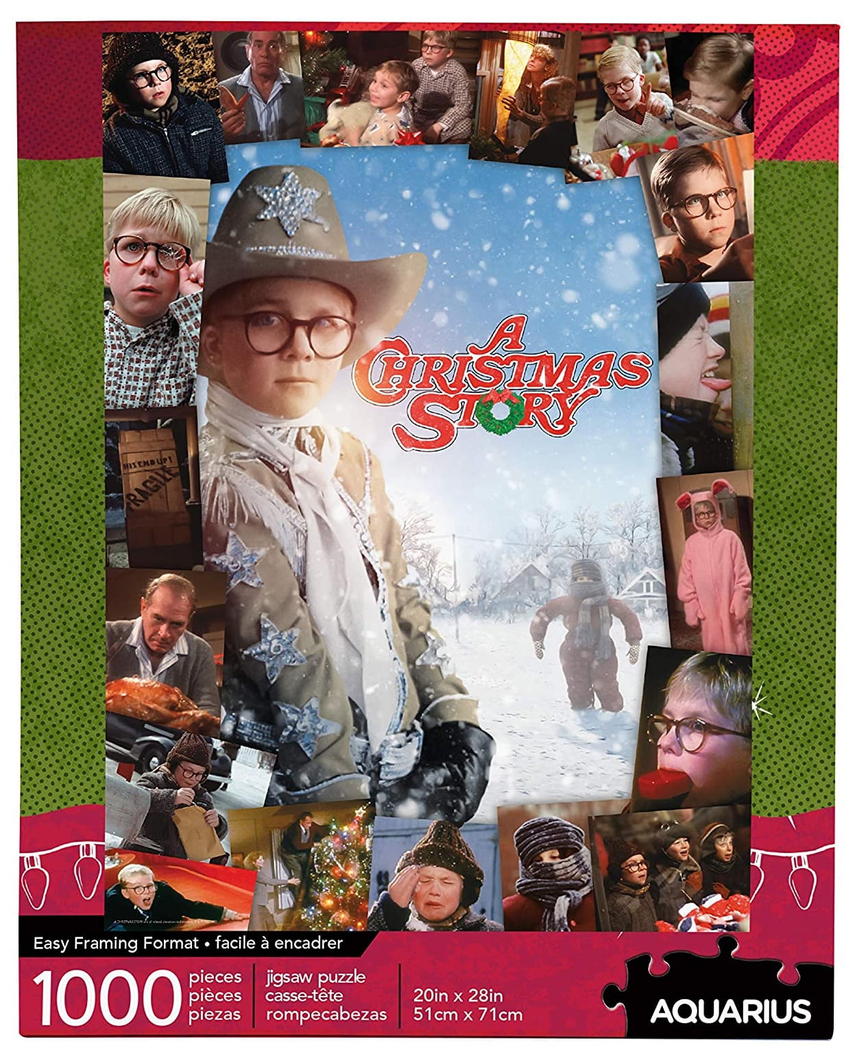 A Christmas Story Collage 1000 Piece Jigsaw Puzzle