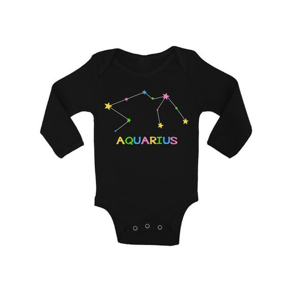 Aquarius Baby Girl Baby Boy Clothes - Zodiac Sign Outfit - Birthday Gifts NB 6M 12M 18M 24M
