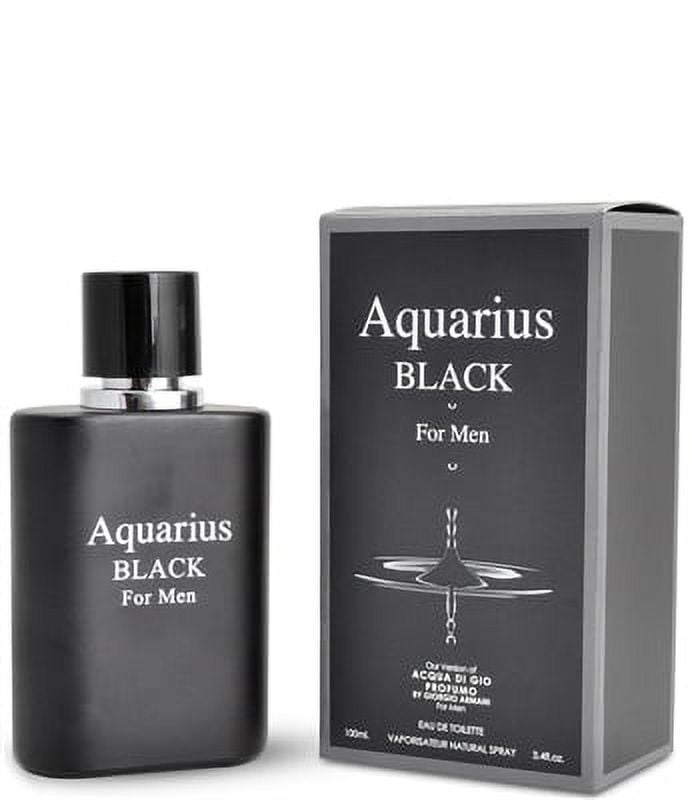 Aquarius Black for Men, Men's Cologne 3.4 fl oz Eau de Toilette Spray
