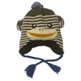 thumbnail image 1 of Aquarius Boys Brown Monkey Critter Style Peruvian Hat, 1 of 1