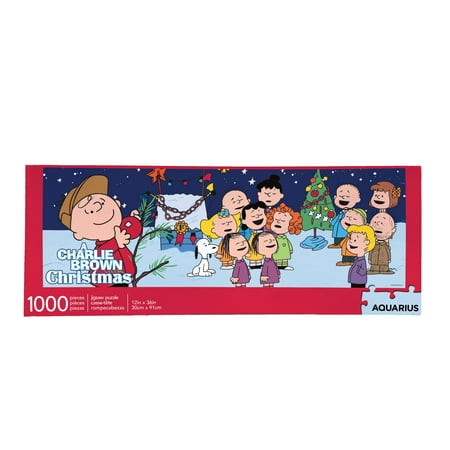 Aquarius Charlie Brown Christmas 1000 Pc Slim Puzzle