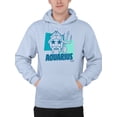 thumbnail image 1 of Aquarius Emoji Vibes - Trident Design Men's Hoodie, 1 of 4
