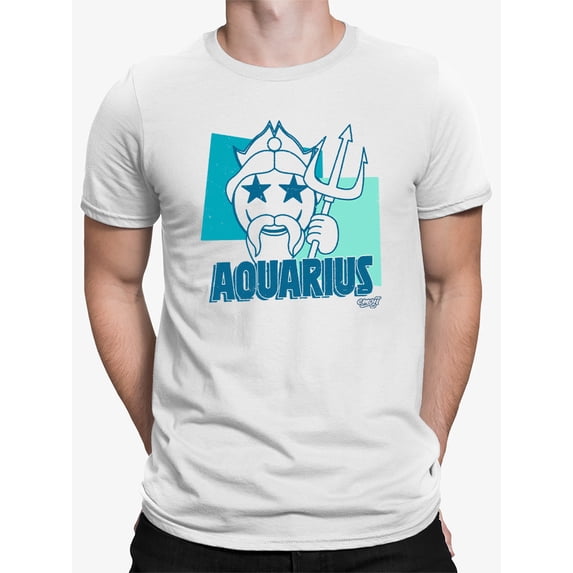 Aquarius Emoji Vibes - Trident Design Men's T-shirt