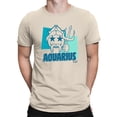 thumbnail image 1 of Aquarius Emoji Vibes - Trident Design Men's T-shirt, 1 of 4