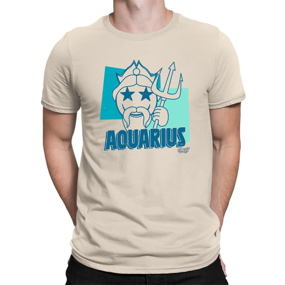 Aquarius Emoji Vibes - Trident Design Men's T-shirt