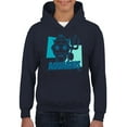 thumbnail image 1 of Aquarius Emoji Vibes - Trident Design Youth's Hoodie, 1 of 4