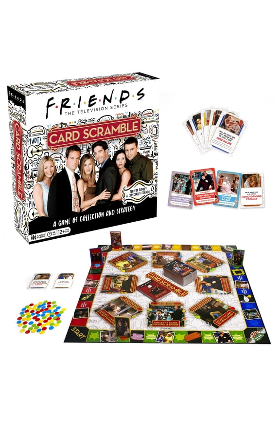 Friends Card Scramble Board Game