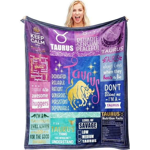 Aquarius Gifts Blanket, Aquarius Gifts for Women, Aquarius Zodiac Gifts, Gifts for Aquarius Women, Aquarius Birthday Gifts, Astrology Gifts for Women, Zodiac Gifts 50"x60"