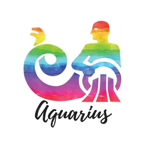 Aquarius: Grimoire Spell Casting, 150 Pages, Design Rainbow