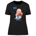 thumbnail image 1 of Aquarius Guy With Jar T-Shirt Women -Image by Shutterstock, Female x-Large, 1 of 2