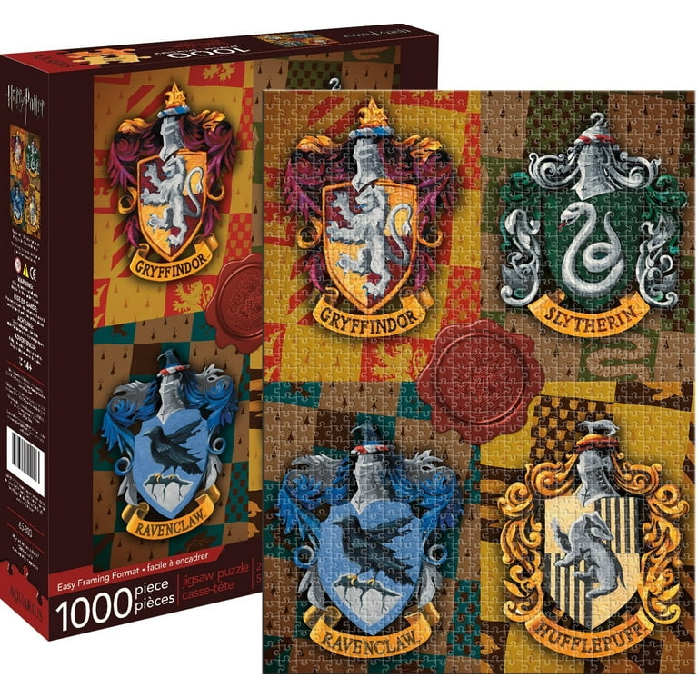 Aquarius - Harry Potter Crests - 1000 Piece Jigsaw Puzzle