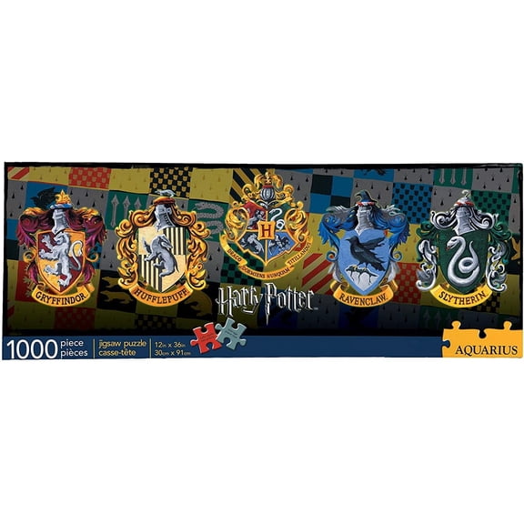 Aquarius - Harry Potter - Crests Slim - 1000 Piece Jigsaw Puzzle