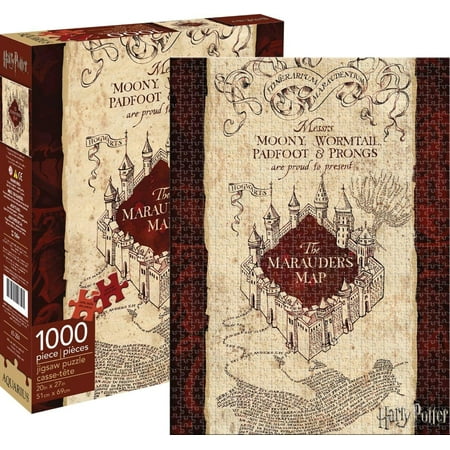 Aquarius Harry Potter Marauders Map 1000-Piece Jigsaw Puzzle