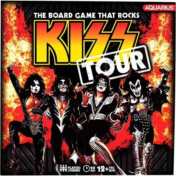 Aquarius KISS Tour Unisex for Adults Board Game, Black