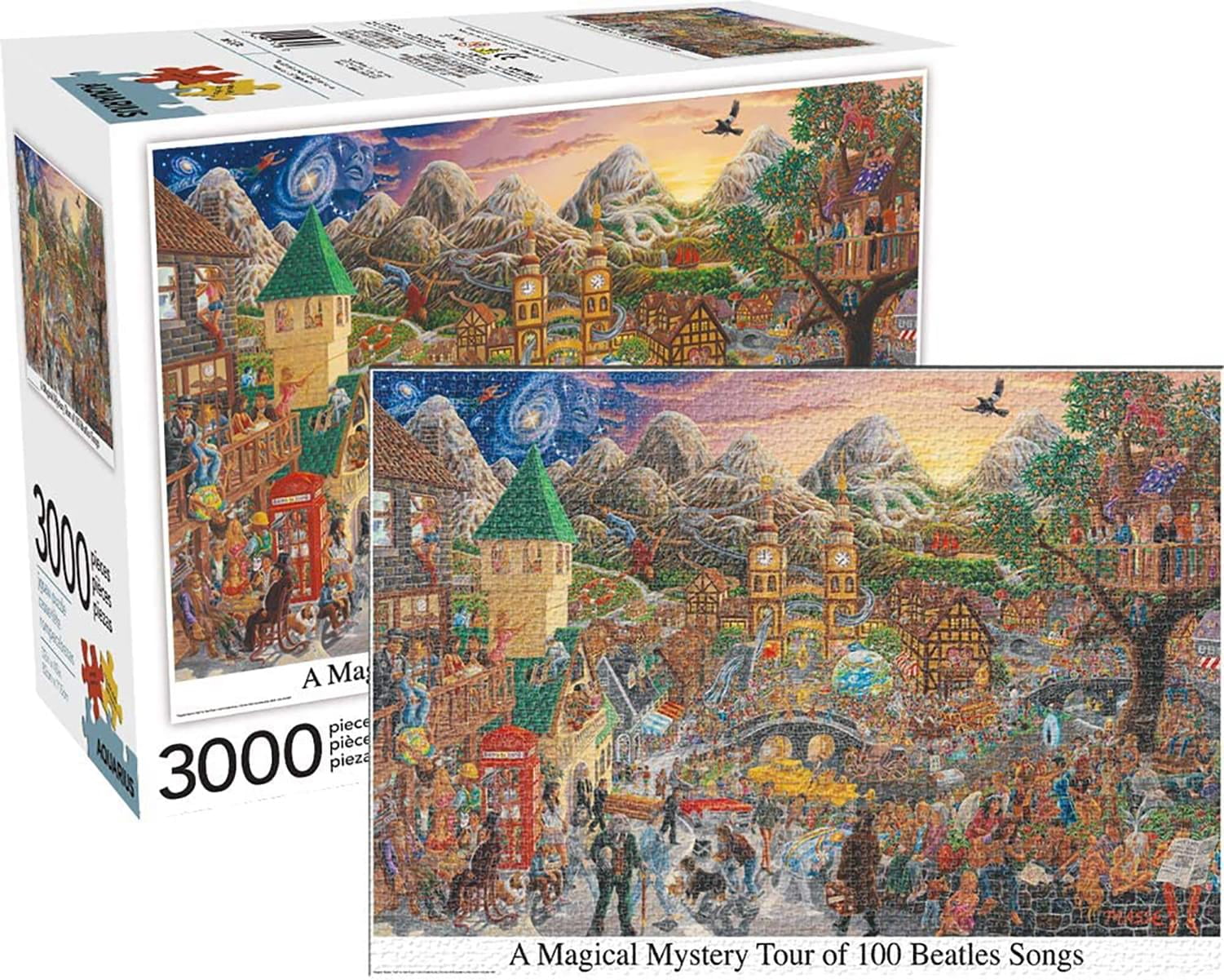 Aquarius Magical Mystery Tour 3000 Piece Jigsaw Puzzle