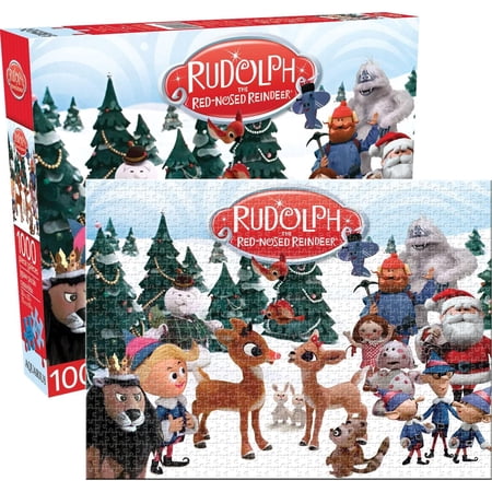 Aquarius Rudolph the Red Nosed Reindeer Cast 1000 Pc Puzzle