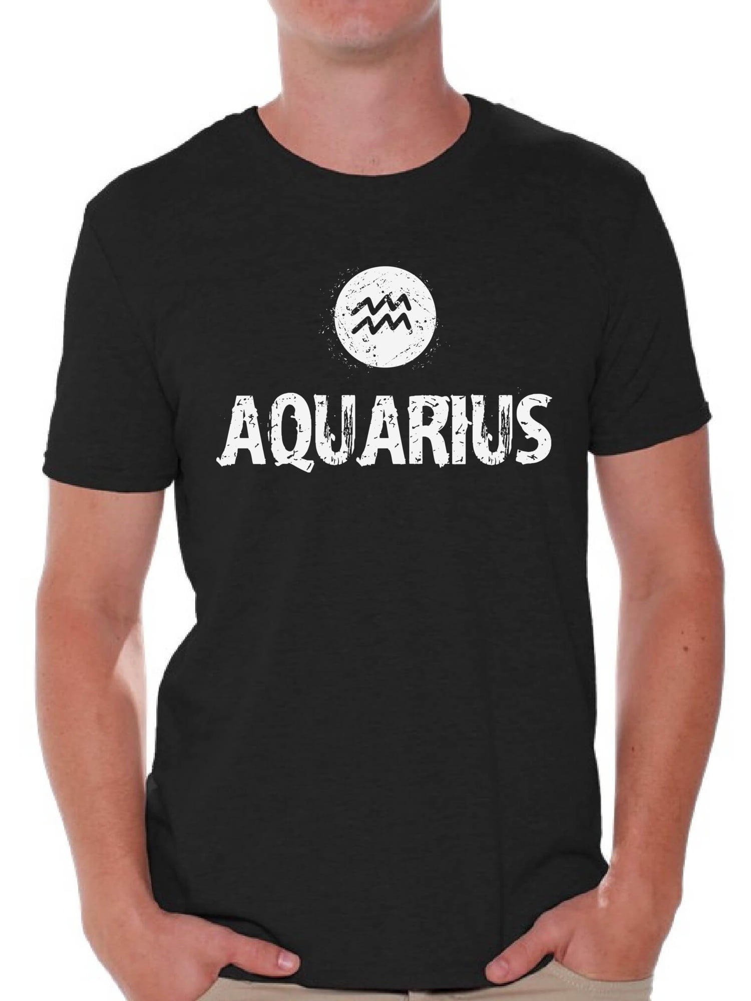 Aquarius Shirt Men Zodiac Sign Astrology Birthday Gifts
