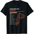 thumbnail image 1 of Aquarius Sign Facts Funny Zodiac Symbol Astrology Gift T-Shirt, 1 of 4