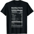 thumbnail image 1 of Aquarius Tee Zodiac Sign Nutrition Facts T-Shirt, 1 of 4