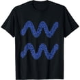 thumbnail image 1 of Aquarius Traits Astrology Zodiac Sign Horoscope T Shirt Black 4X-Large, 1 of 4