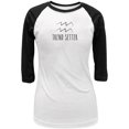 thumbnail image 1 of Aquarius Trend Setter Juniors 3/4 Sleeve Raglan T Shirt, 1 of 1