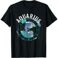 thumbnail image 1 of Aquarius Zodiac Astrology T-Shirt, 1 of 4